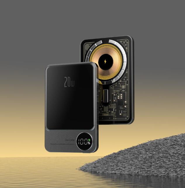 10000mAh Macsafe Magnetic Power Bank PD20W 15W Wireless Fast Charger External Auxiliary Battery Pack For Magsafe iPhone 15 14 13